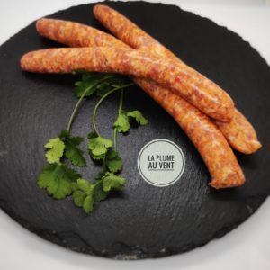 Saucisses Piment Espelette (13,65€/kg)
